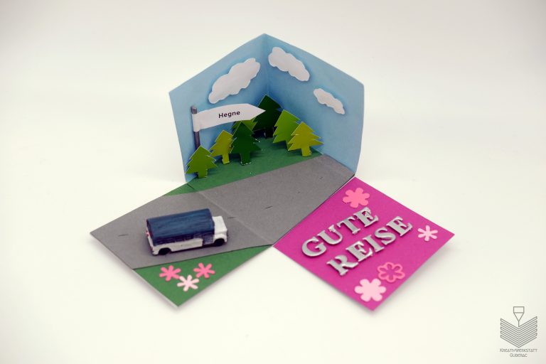 Explosionsbox zum Geburtstag als Geldgeschenk (Geschenkidee) inkl. Bus aus 3D Druck by Kreativwerkstatt Guberac